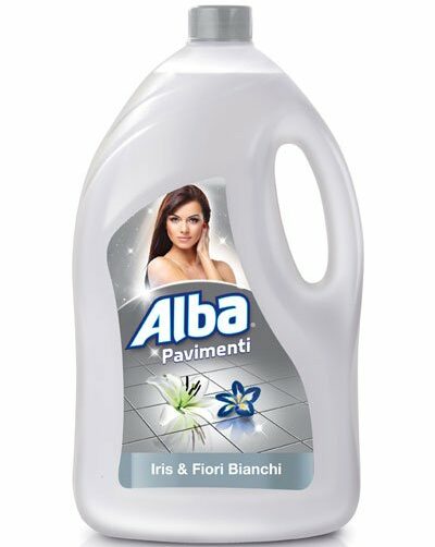 Alba Pavimenti Iris e Fiori Bianchi 4LT